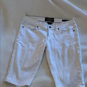 Lucky Brand Crisp White Denim Shorts